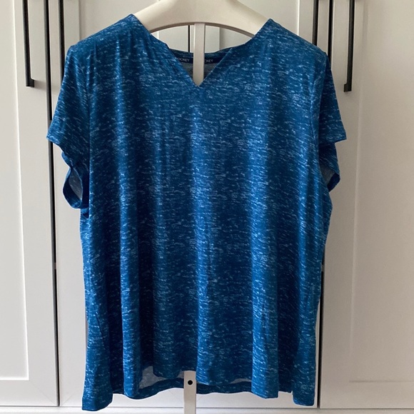 JOCKEY Women's Blue T-Shirt - Picture 2 of 7